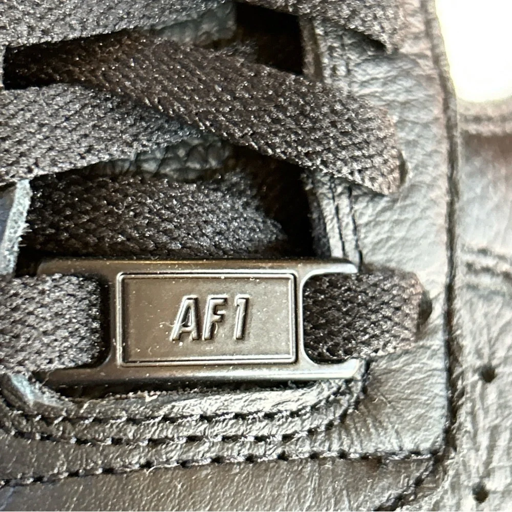 New Authentic Nike AF1 By You Air Force 1 Low Black White Blue Women’s Size 7.5